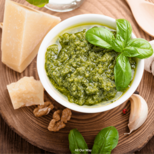 Appetizing Homemade Pesto Without Pine Nuts Recipe