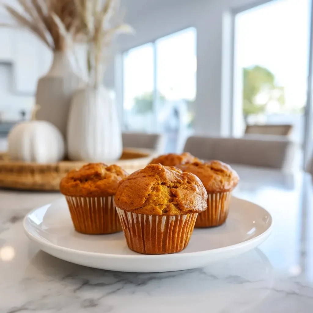 3 ingredient pumpkin muffins – warm pumpkin muffins