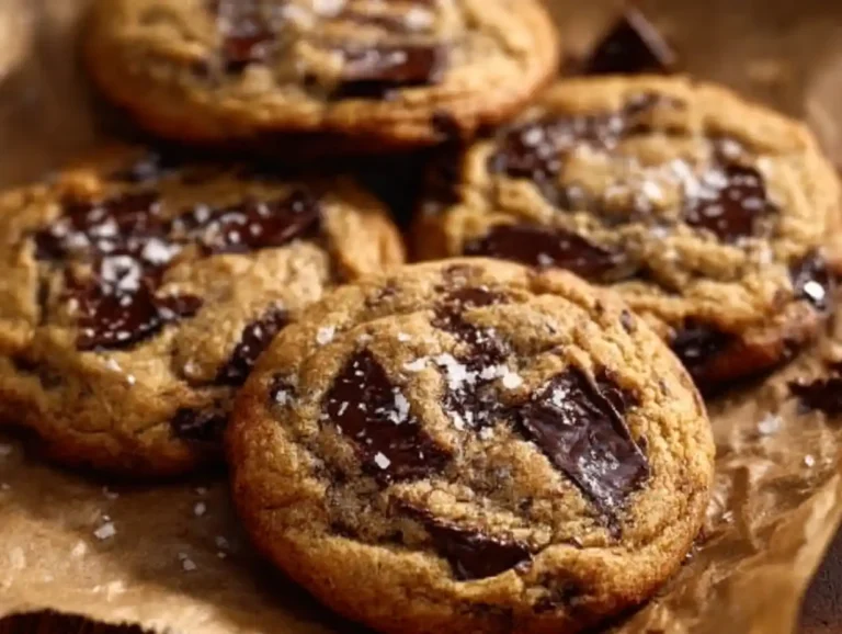 Chewy pumpkin chocolate chip cookies with golden edges and melted chocolate chunks.