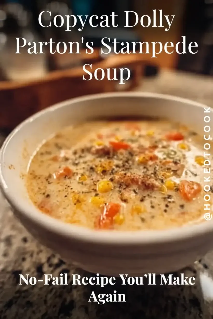 Copycat Dolly Parton's Stampede Soup - a hearty servng