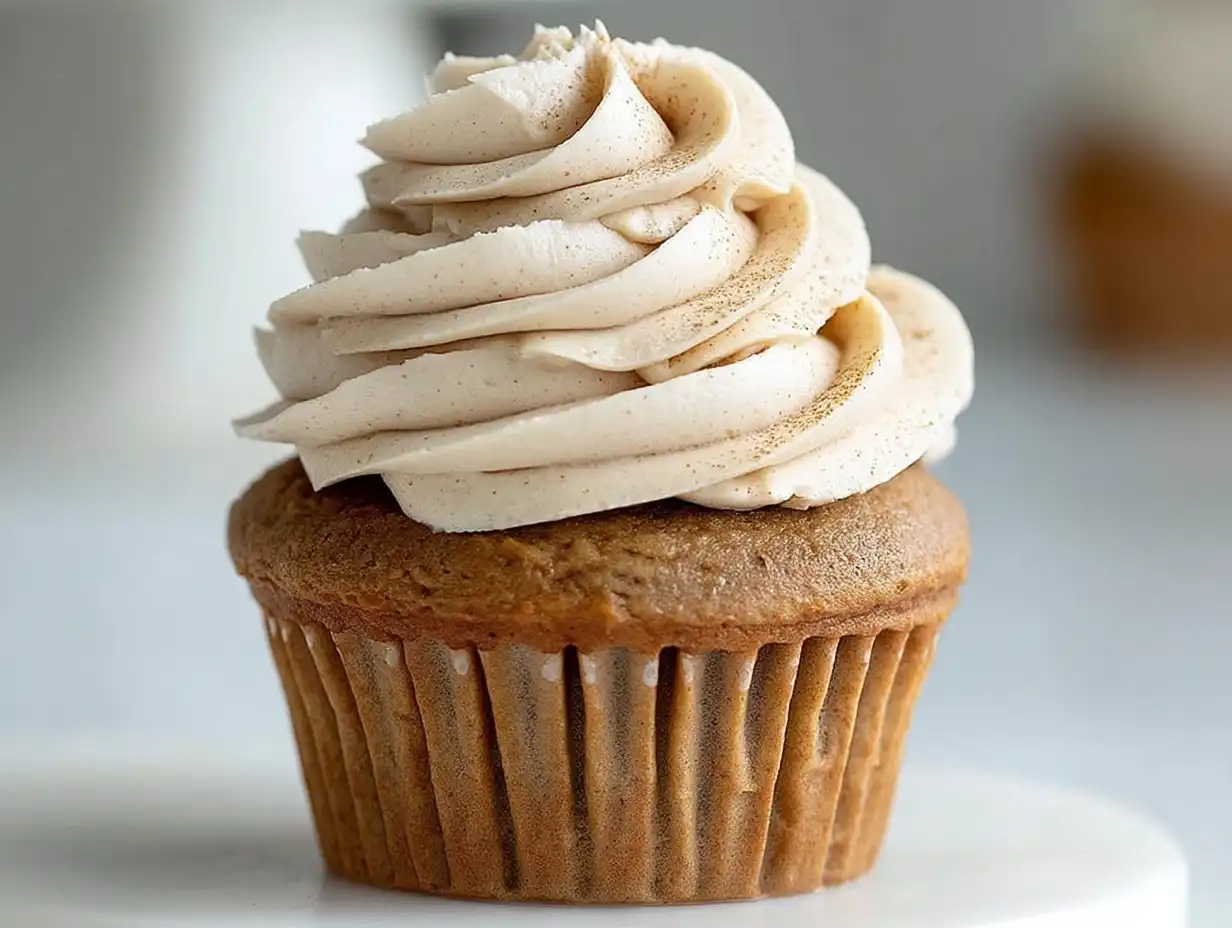 Delicious Brown Sugar Ermine Frosting on a chocolate cake