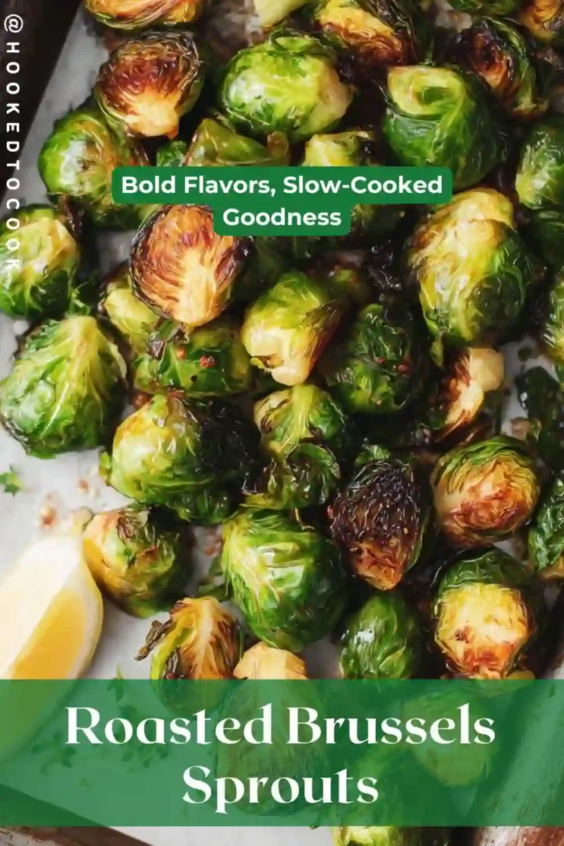 Enjoy perfectly roasted Brussels sprouts with a vibrant flavor twist!