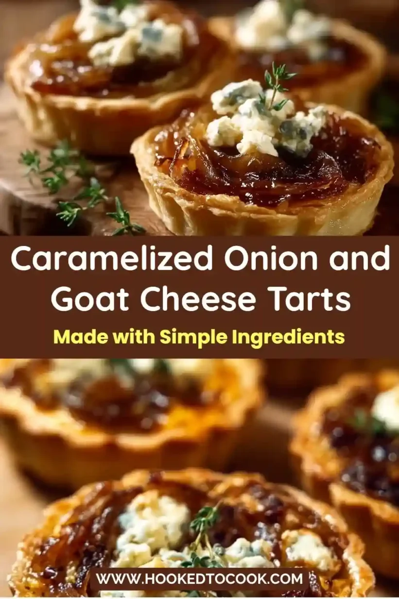 Caramelized Onion and Goat Cheese Tarts - Perfect for Brunch!