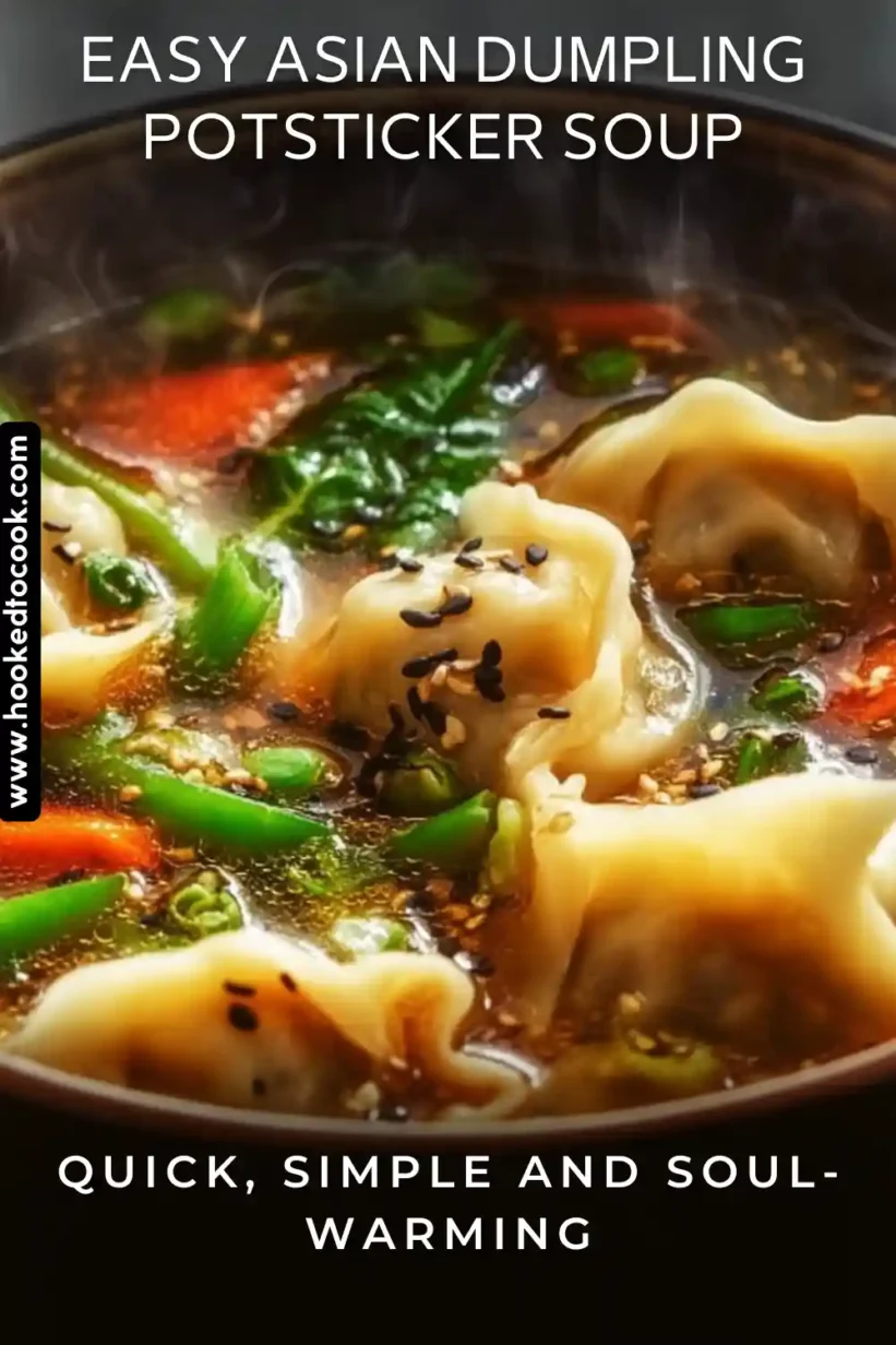 Easy Asian Dumpling Potsticker Soup – A warm, hearty bowl that’s perfect for any night!