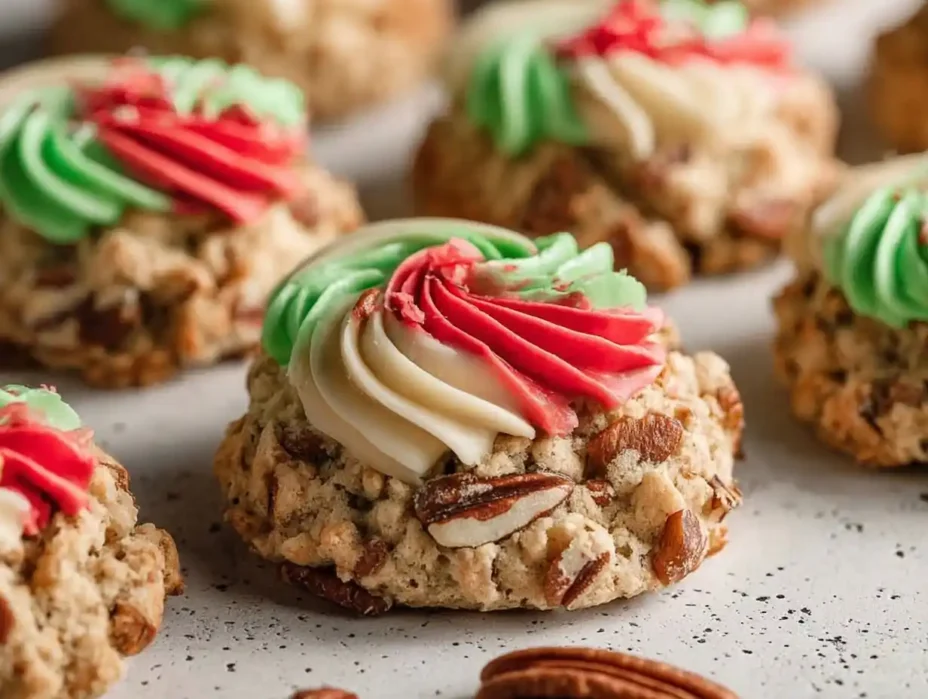 Gluten-free buttercream thumbprint cookies with colorful jam filling