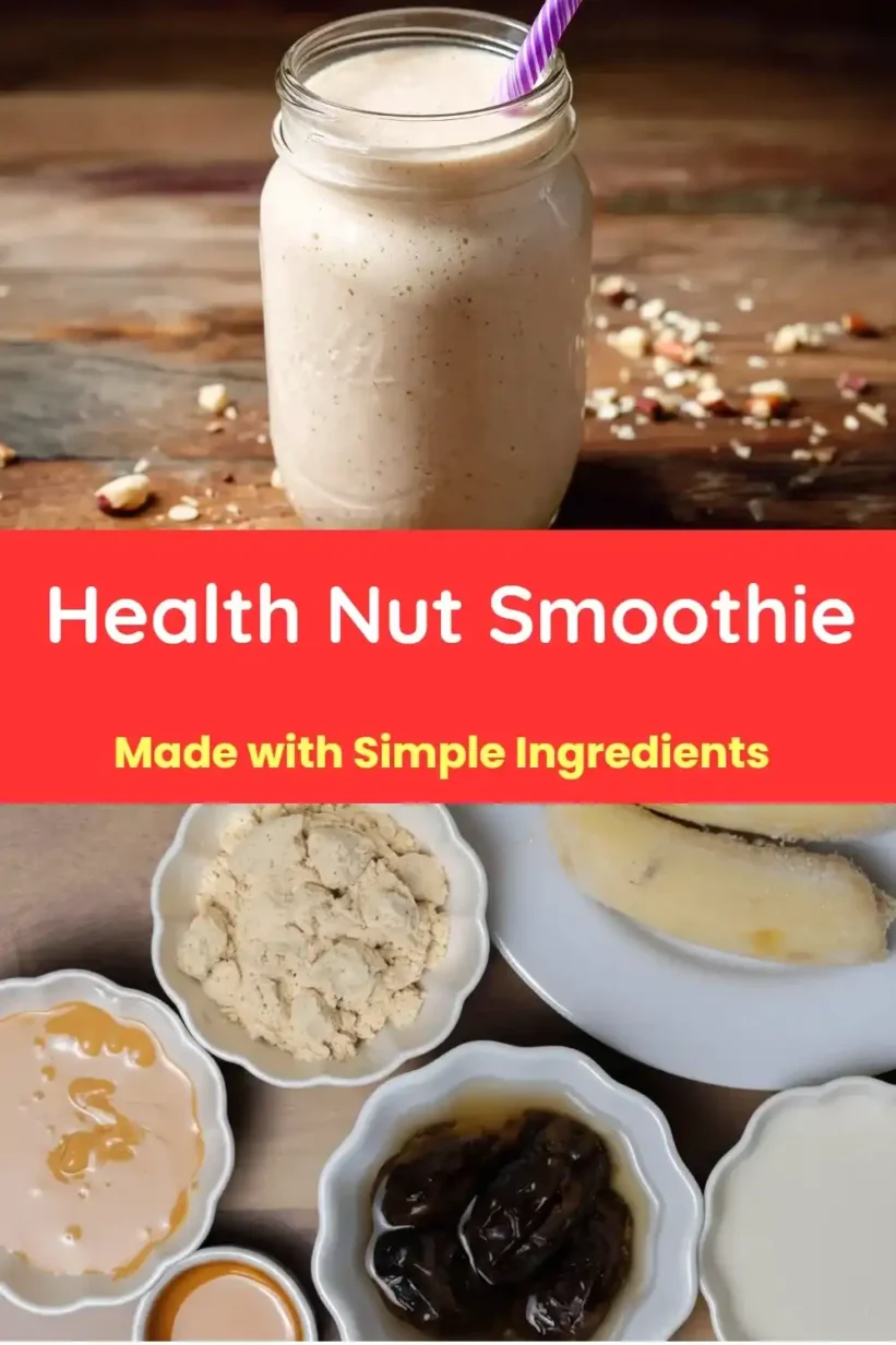 Enjoy a revitalizing Nekter Health Nut Smoothie packed with flavor and nutrients!