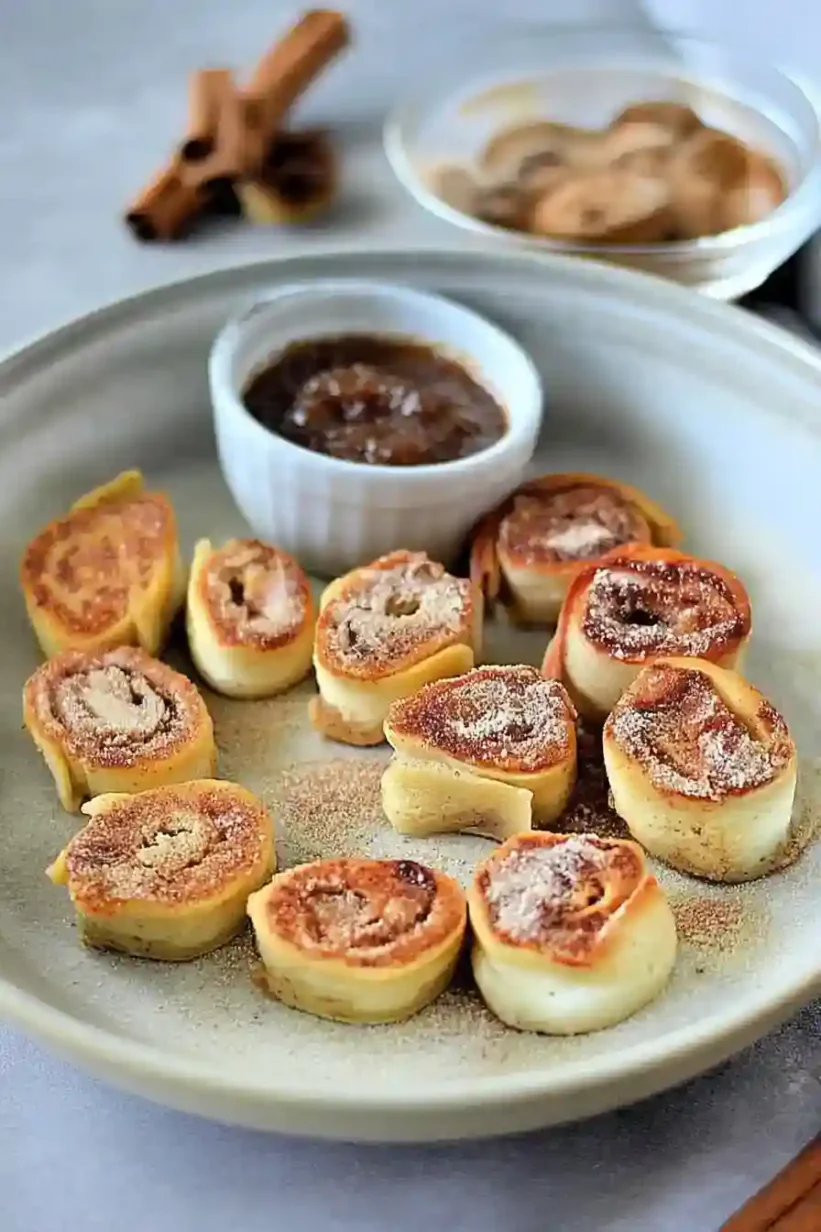 Delicious Keto Cinnamon Cream Cheese Bites ready to be enjoyed.