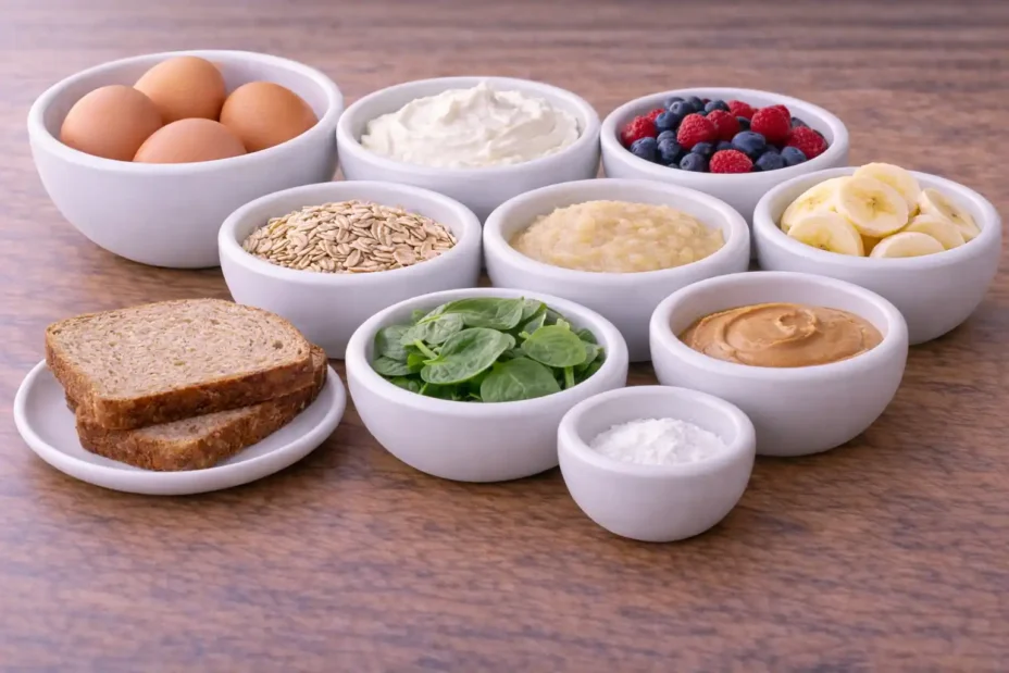 Pre Prepped Breakfast Ideas ingredients