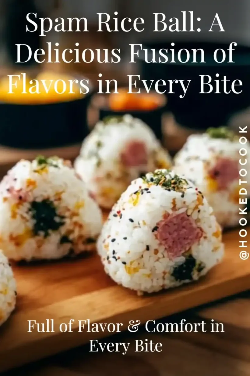 Spam rice balls made with colorful sushi rice, nori, peas, and yellow corn, shaped into round bites