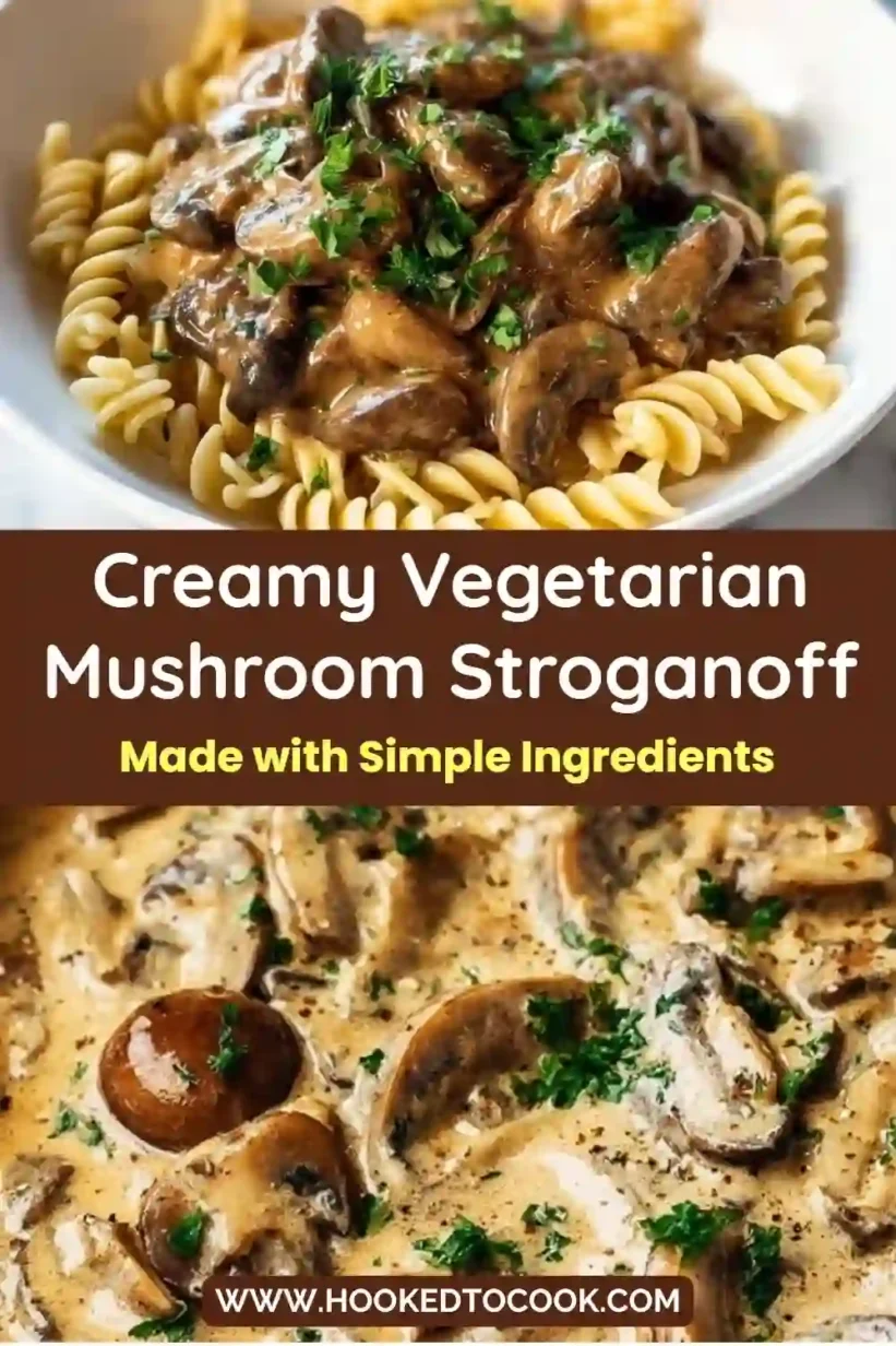 Creamy Vegetarian Mushroom Stroganoff: Easy Recipe Inside!