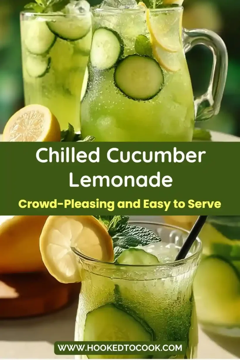 Chilled Cucumber Lemonade: Refreshing Drink for Hot Summer Days