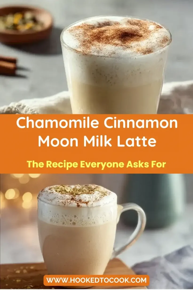 Chamomile Cinnamon Moon Milk Latte - This calming drink is perfect for unwinding before bed.