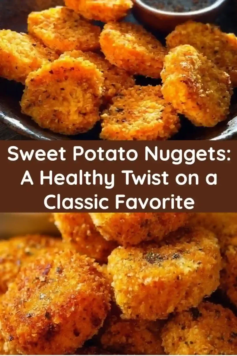 Sweet Potato Nuggets, baked to crispy perfection, ideal for snacking or as a side.