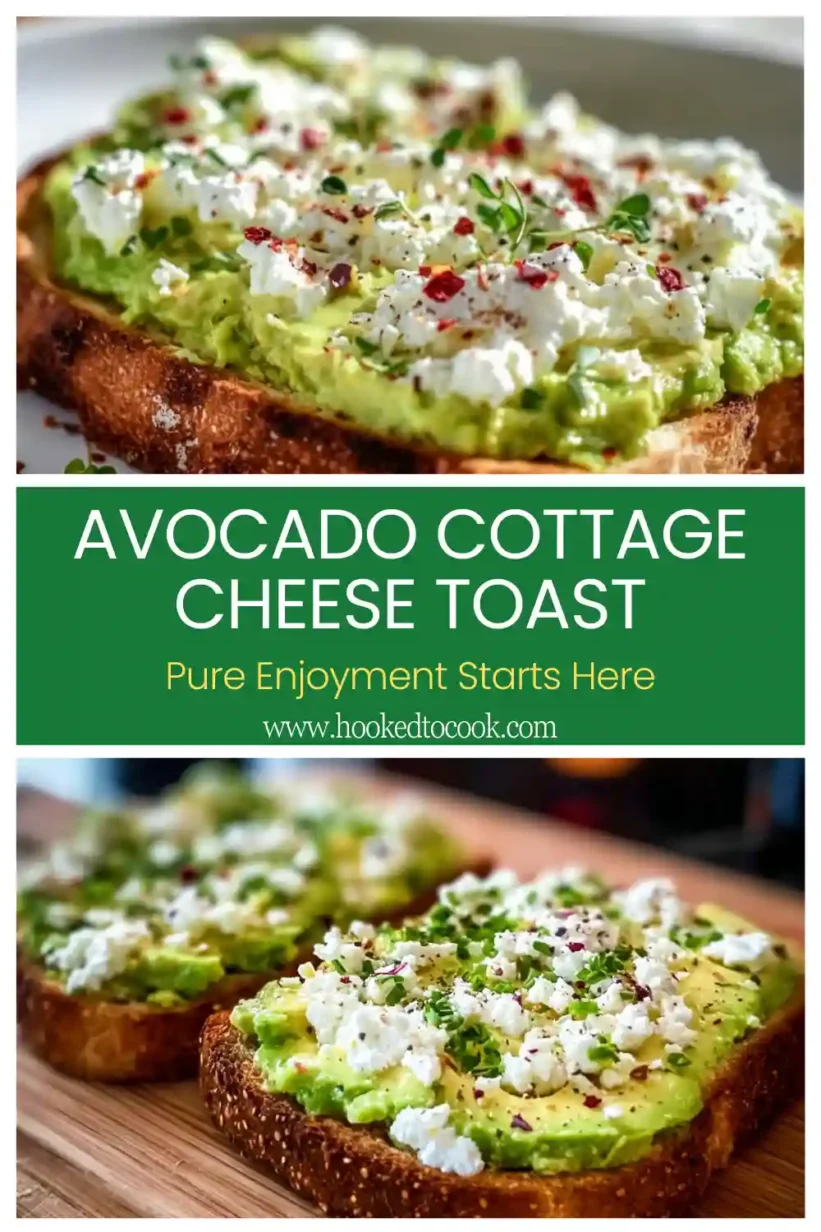 Avocado Cottage Cheese Toast, a delicious and healthy breakfast option