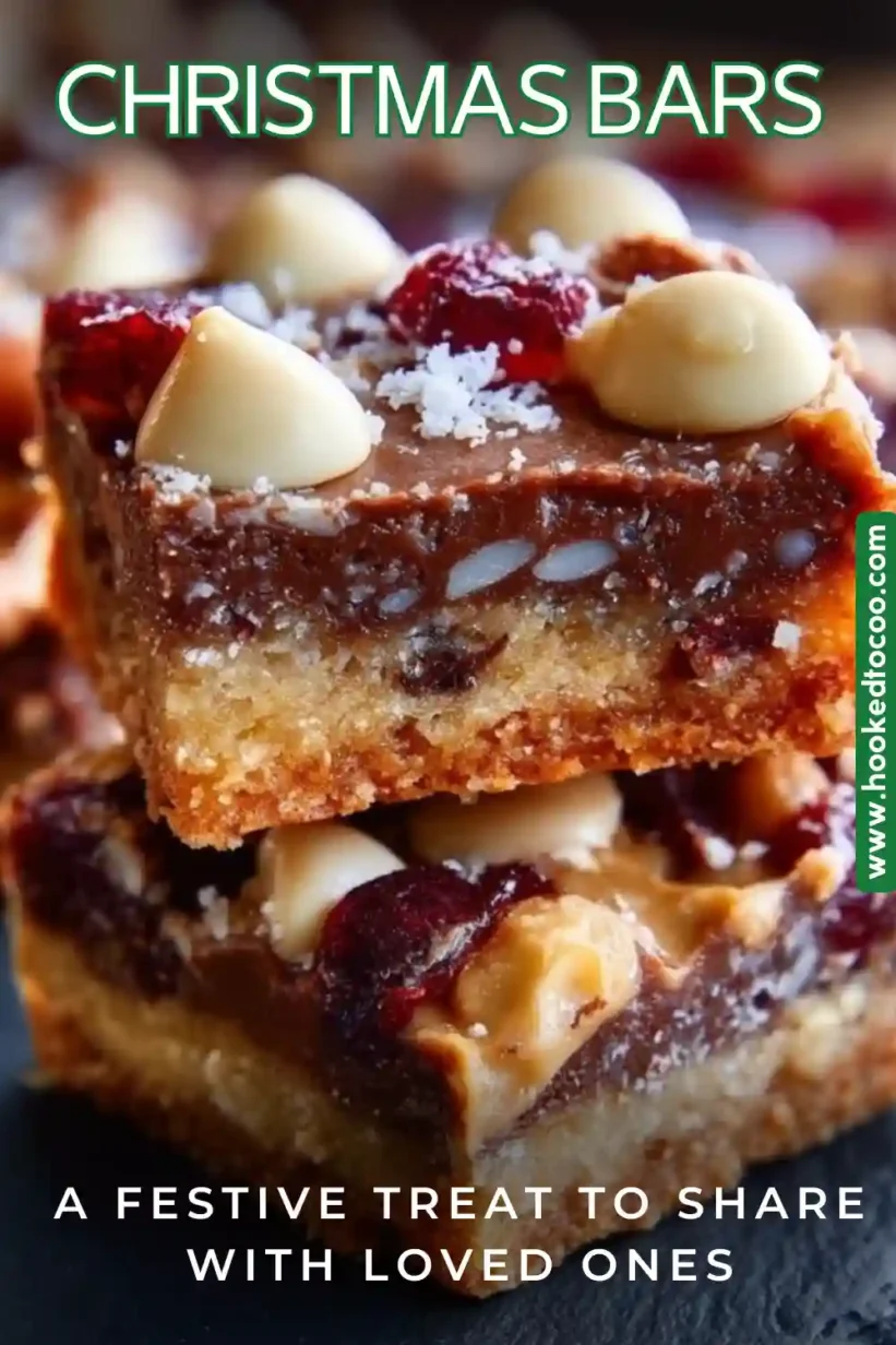 Delicious Christmas Bars, a festive treat to share with loved ones.