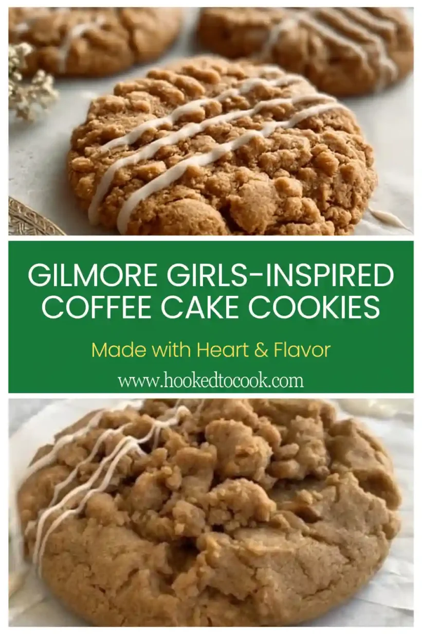 Delectable Gilmore Girls Coffee Cake Cookies, sweet and inviting treats that effortlessly blend nostalgia and flavor.