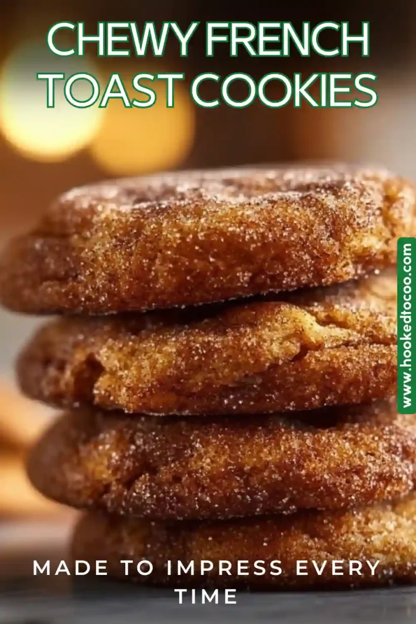 Chewy French Toast Cookies fresh from the oven, golden and aromatic.