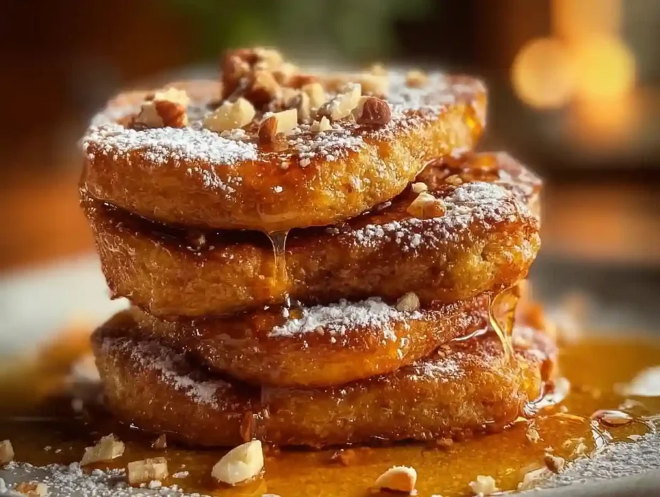 Chewy French toast cookies served on a plate with syrup and cinnamon.
