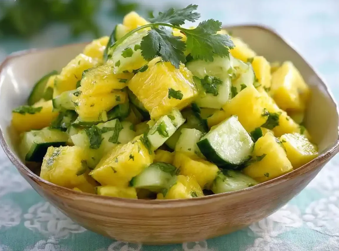 Pineapple Cucumber Salad: A Refreshing Tropical Delight