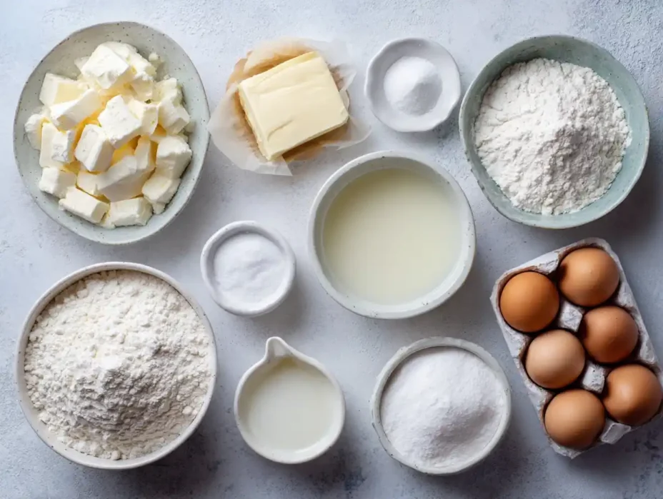 Vanilla French Beignets ingredients 
