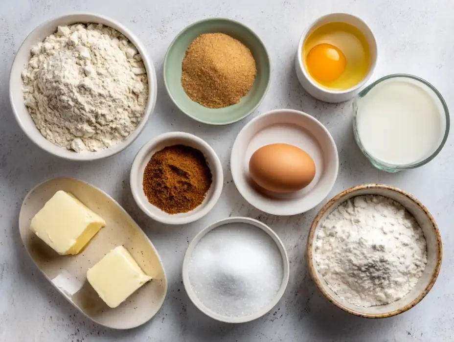 ingredients for Brown Sugar Pop Tart Cookies