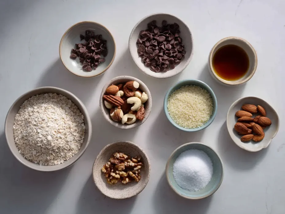 ingredients for Quick and Easy Chocolate Snack recipe