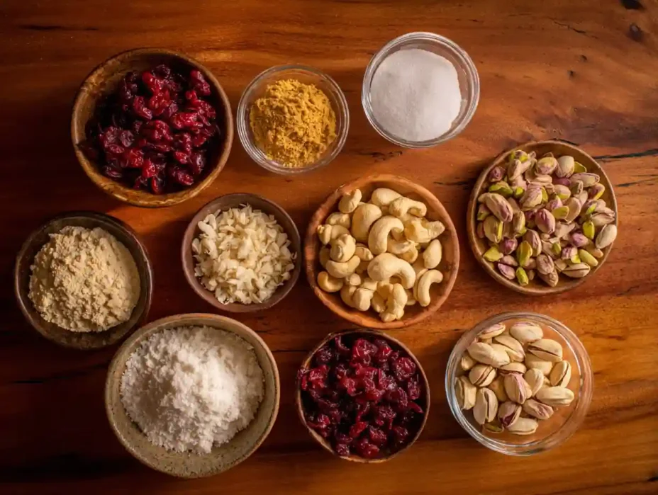 ingredients for Vegan Cranberry Cheese Ball A Flavorful and Festive Delight