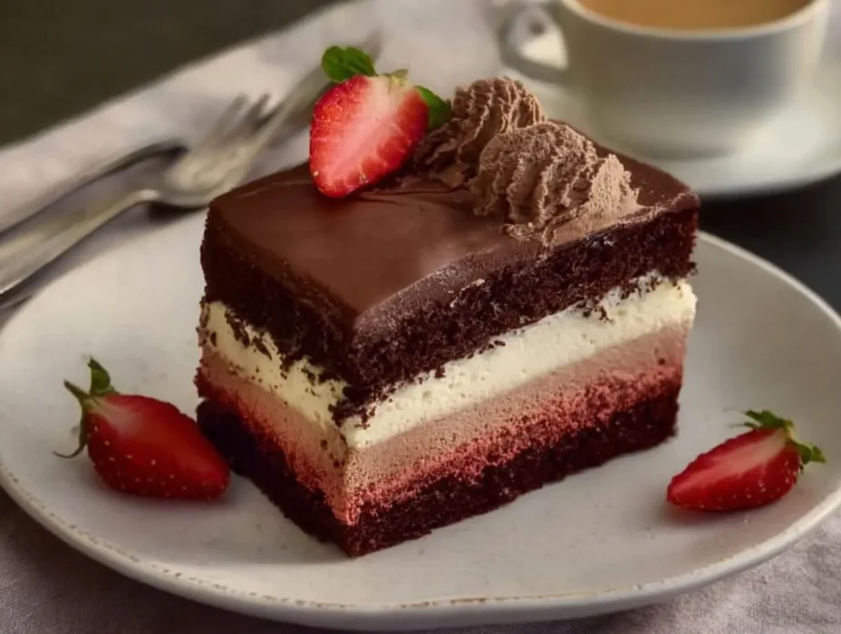 strawberry chocolate ombre cake ingredients