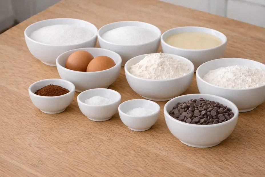 Caramel Coffee Fudge ingredients