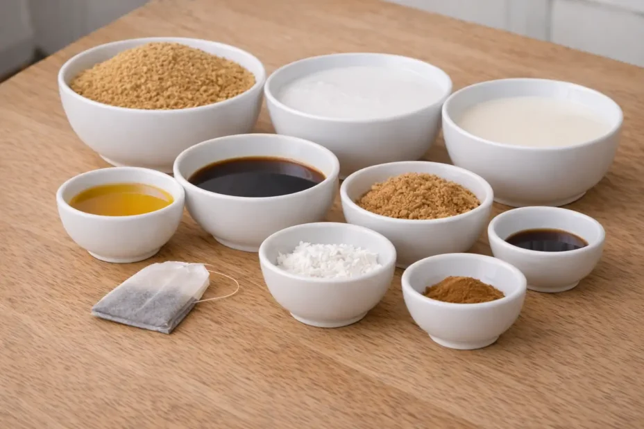 Espresso Custard Pie ingredients