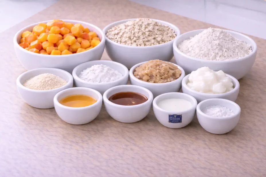 Gluten Free Vegan Peach Crumb Bars