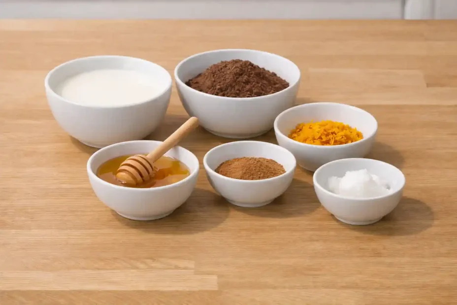 Immunity Boosting Hot Chocolate ingredients