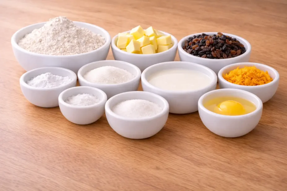 Irish scone ingredients