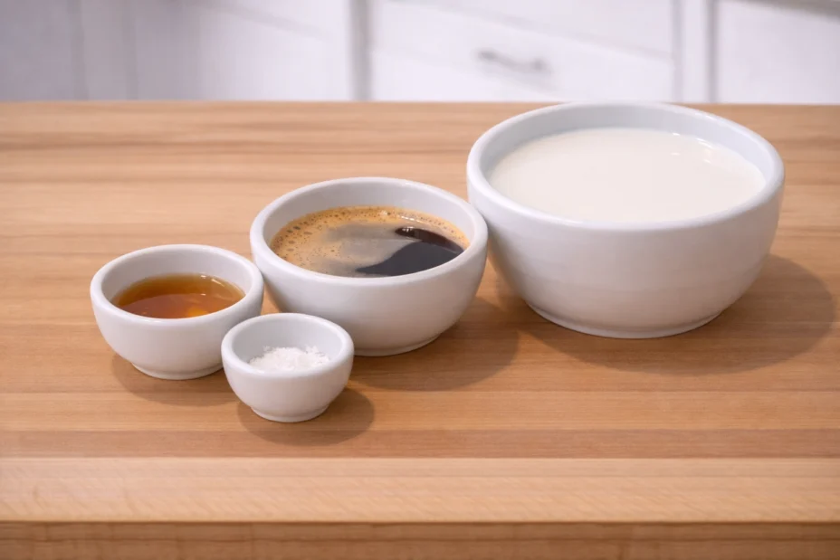 Maple Sea Salt Latte ingredients