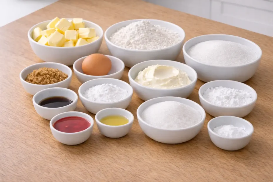 Strawberry Cheesecake Cookies ingredients