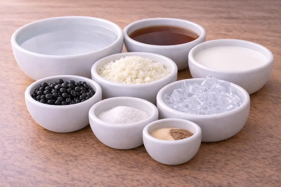 boba milk tea ingredients
