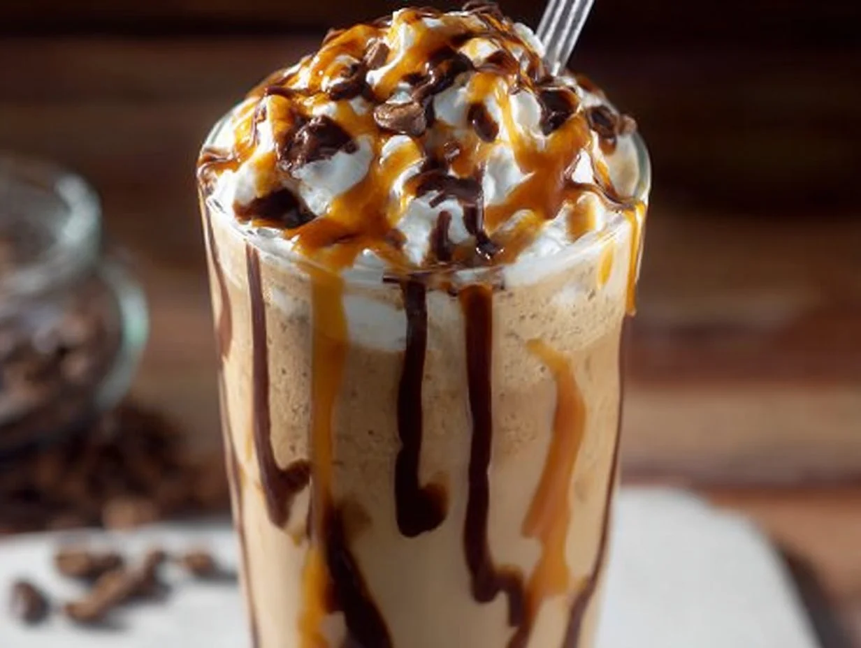 A beautifully crafted drink from Dutch Bros featuring vibrant colors and creative presentation.