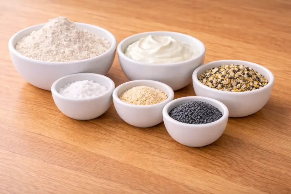 homemade bagels ingredients