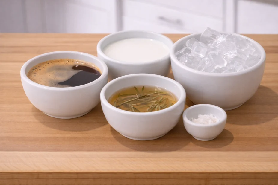 iced vanilla rosemary latte ingredients