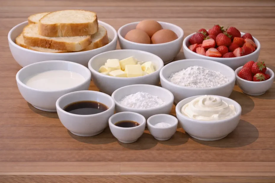strawberry stuffed french toast ingredients