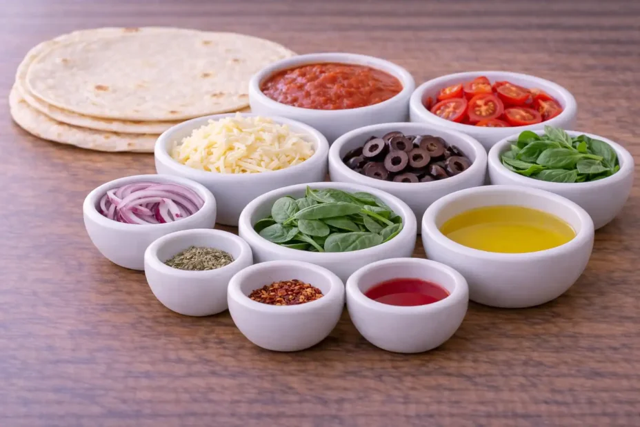 tortilla pizza ingredients