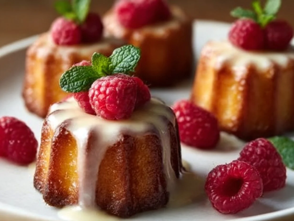 Valentine's Mini Heart Cakes decorated for a special occasion.