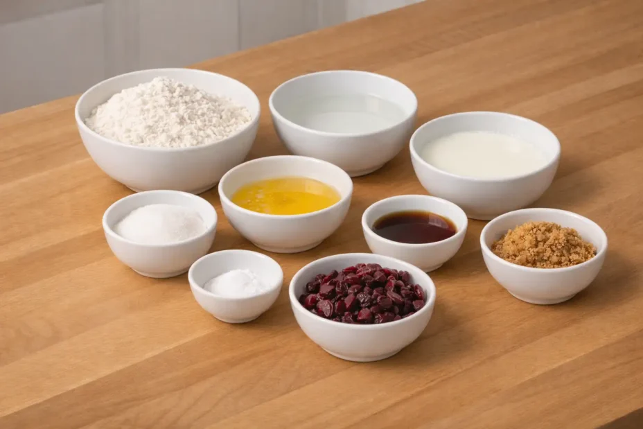 Cruffins with Cinnamon ingredients