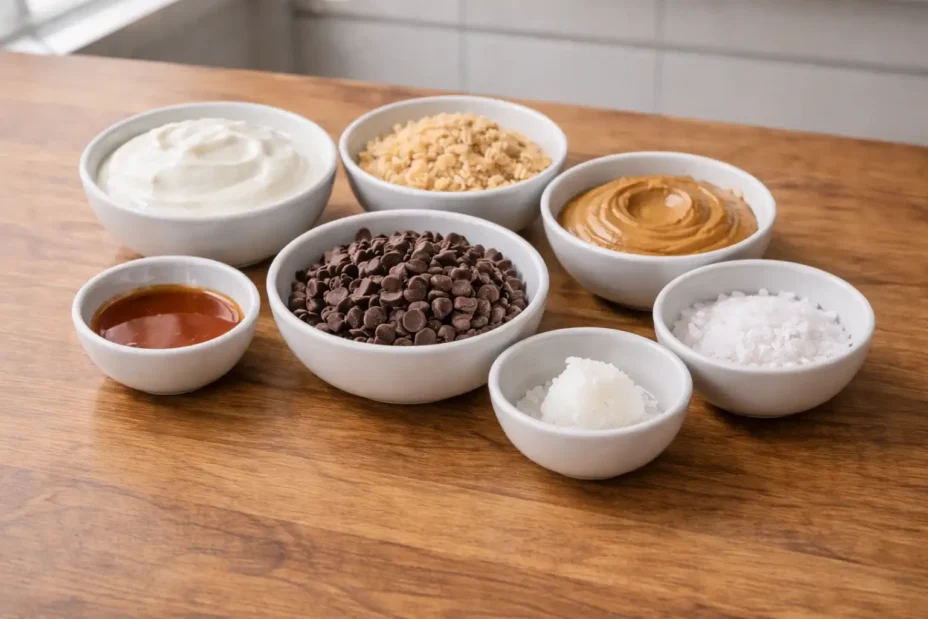 Protein Frozen Peanut Butter Greek Yogurt Bites ingredients