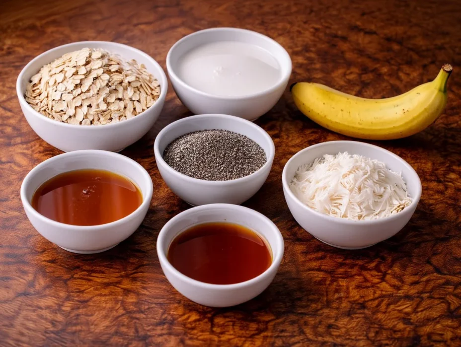 Banana and Coconut Overnight Oats