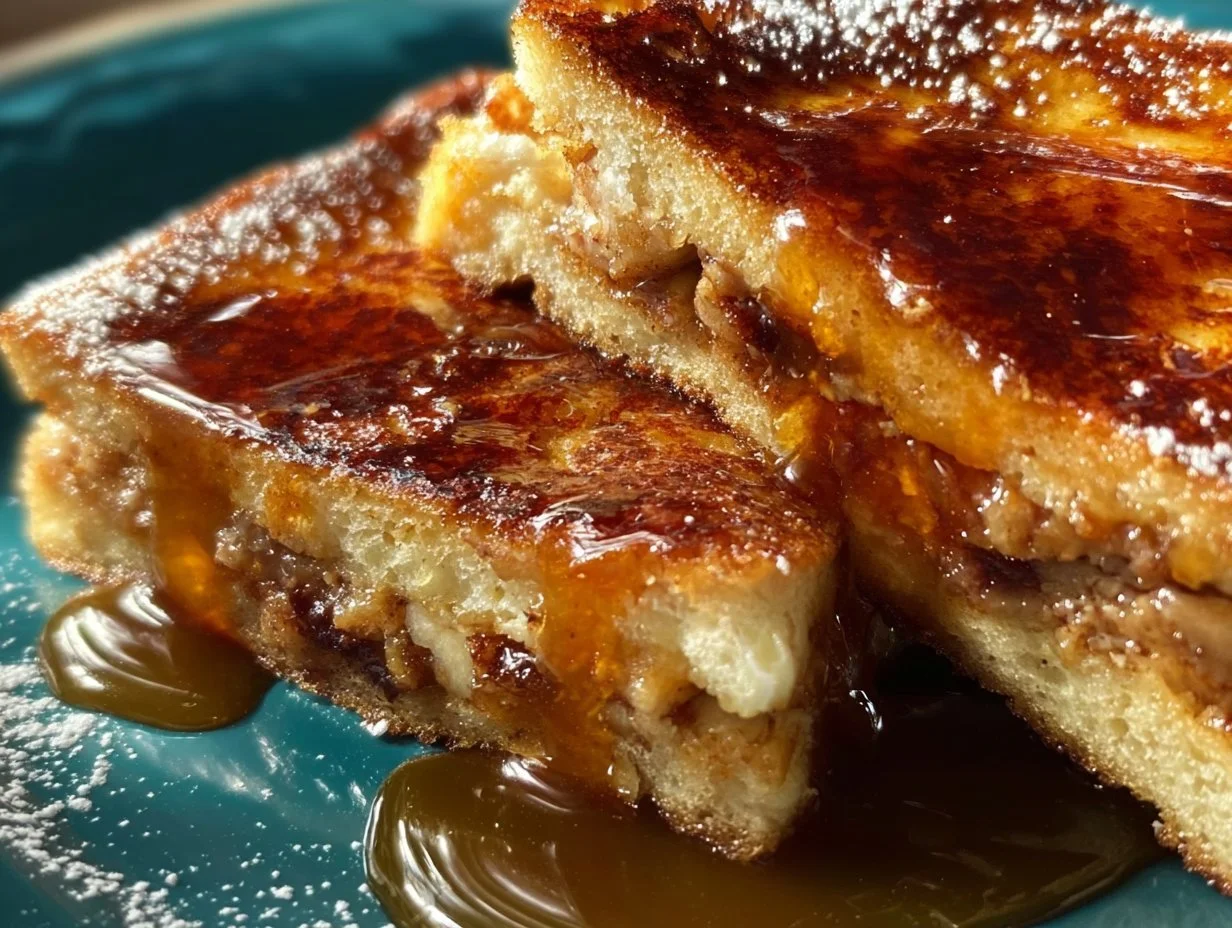 Delicious French toast made without milk, perfect for a tasty breakfast