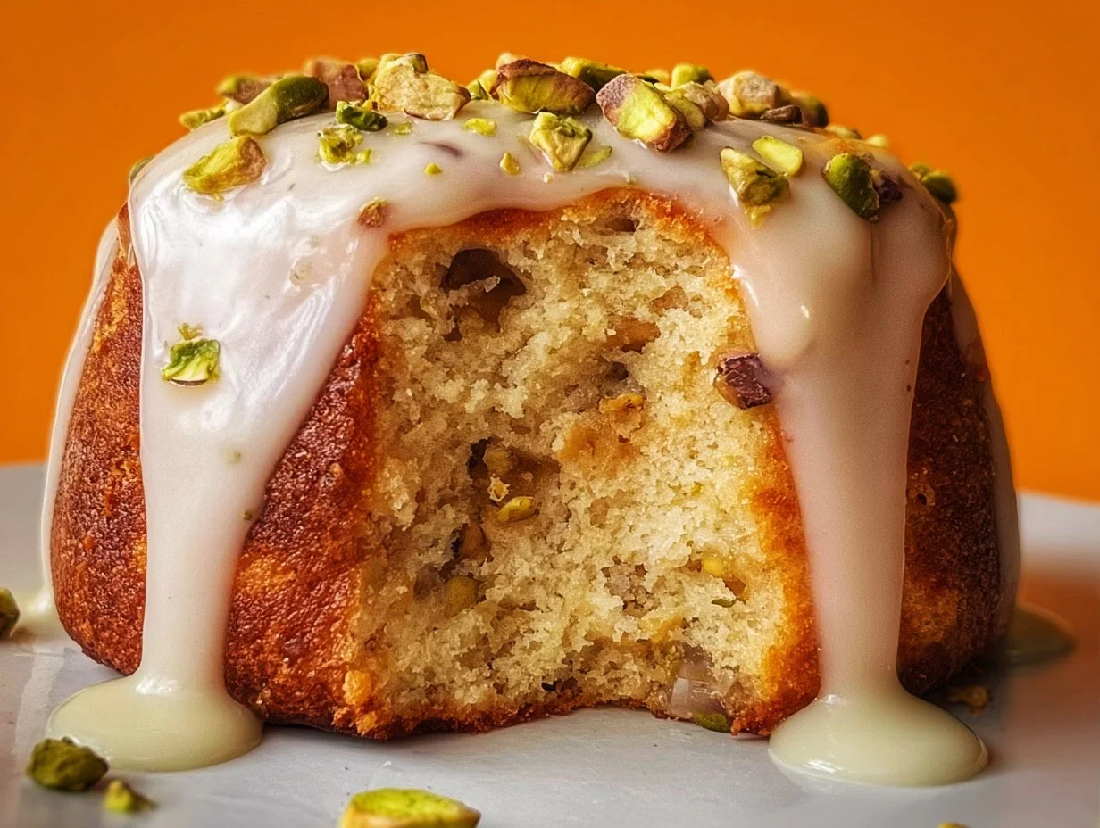 Delicious cinnamon roll poke cake topped with creamy frosting and cinnamon sugar.