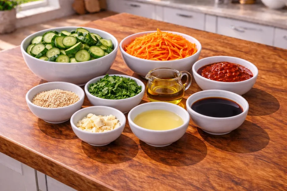 Cucumber Carrot Salad