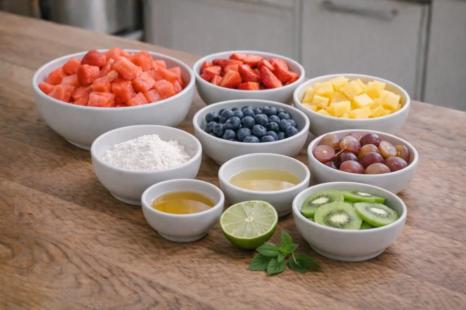 Fruit Salad Inside Watermelon