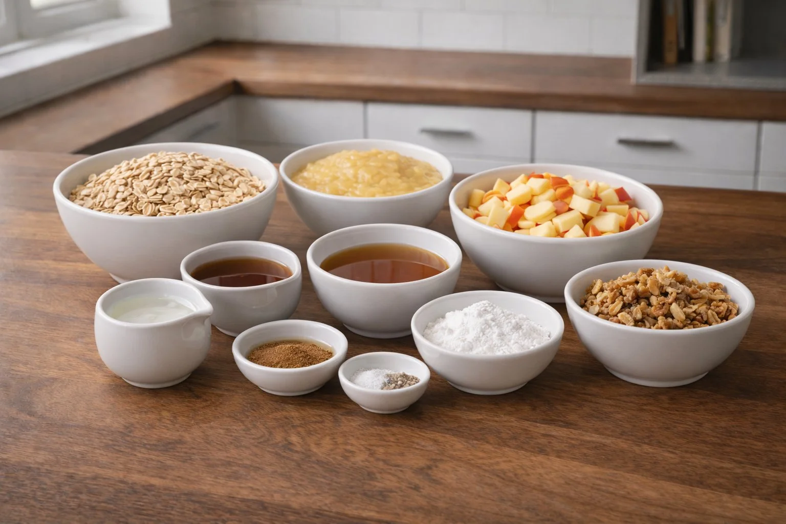 Healthy Oatmeal Apple Cake